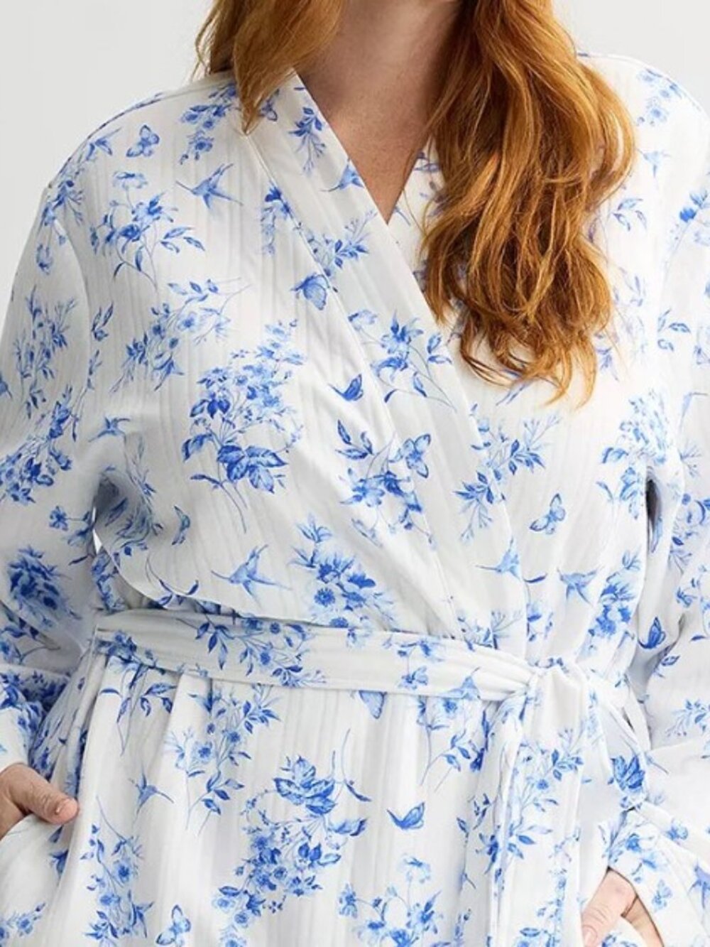 Croft & Barrow Quilted Wrap Robe 2X - Picture 2 of 5